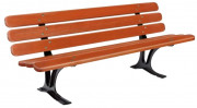 Banc de jardin en bois et fonte