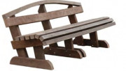 Banc de jardin en plastique recyclé Longueur 1.8 m