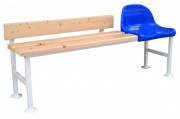 Banc de joueur de tennis