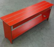 Banc de vestiaire stratifié compact