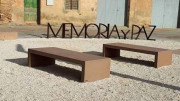 Banc en béton à poser