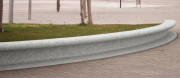 Banc en béton extérieur 2m