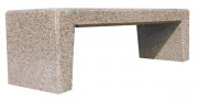 Banc public en béton longueur 500 à 2000 mm