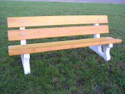 Banc en bois pour jardin