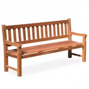 Banc en bois tropical