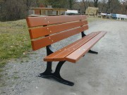 Banc en fonte lame bois