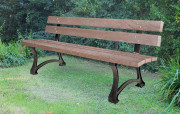 Banc en plastique recyclé