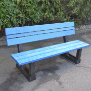 Banc extérieur plastique recyclé