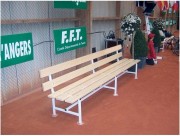 Banc pour joueur en tennis