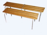 Banc pour vestiaire empilable