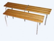 Banc pour vestiaire empilable 