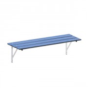 Banc mural pour vestiaire en stratifié