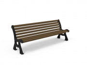 Banc public 3 places