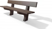 Banc public en polyoléfine