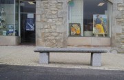 Banc public granit longueur 150 cm ou 180 cm 
