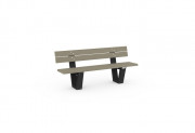 Banc public sans accoudoirs