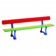 Banc scolaire coloré 