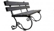 Banc urbain en plastique recyclé 2 mètres