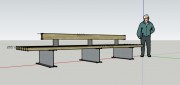 Banc véhicule bélier