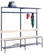 Banc vestiaire scolaire