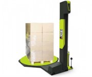 Banderoleuse palette plateau tournant