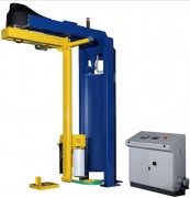 Banderoleuse pour palettes à bras tournant