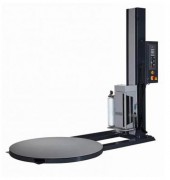 Banderoleuse semi automatique à pré-étirage motorisé