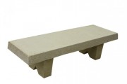 Banquette à poser en béton
