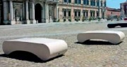 Banquette monobloc sans dossier