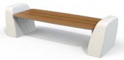 Banquette béton fibré