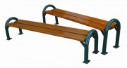 Banquette en bois 2 lames