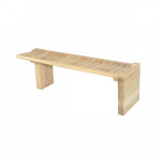 Banquette en bois de ville
