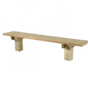 Banquette en bois sans dossier