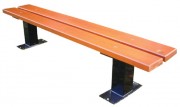 Banquette publique pied acier