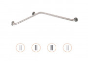 Barre d'appui angle 700 x 700 mm inox