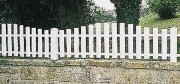 Barreaudage PVC blanc