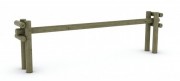 Barrière coulissante rondin