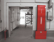 Barrière de confinement automatique - Eaux d'extinction incendie et fluides polluants - Hauteur : 100 à 1000 mm