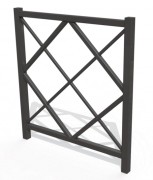 Barrière de ville losanges