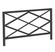 Barrière de ville forme losange