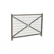 Barrière de ville grillagée