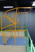 Barrière écluse de transfert marchandise