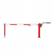 Barrière levante avec contrepoids