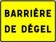 Barrières de dégel