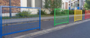 Barrière école colorée