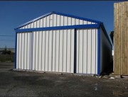 Bâtiment métallique de stockage