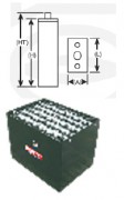 Batteries jungheinrich 500 Ah 