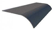 Bavette rabattable pour déchetterie souple - Caoutchouc renforcé Ep. 10 mm - L. 2500 mm