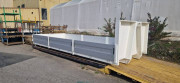 Benne à ridelles rabattables en aluminium - Classe 1 - H. 600 à 1000 mm