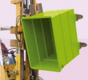 Benne à tête rotative